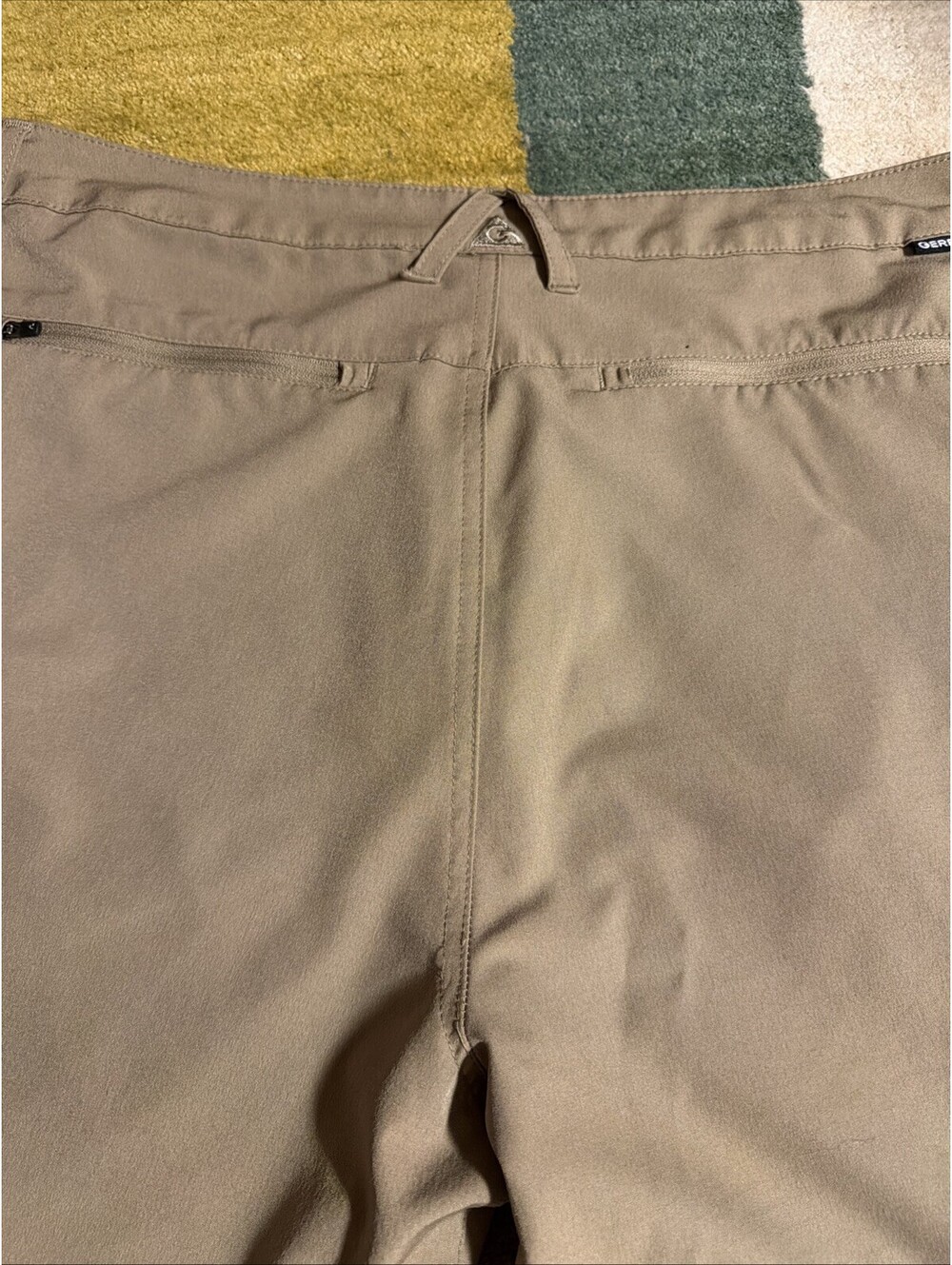 Gerry Men's Khaki Tan Polyester Spandex Outdoor Shorts, Size 36 - Picture 8 of 8
